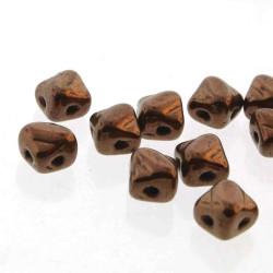 2 Hole Silky 5mm Jet Dk Bronze 40Bd/St 6St/Bg