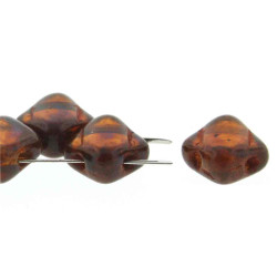 2 Hole Silky 6mm Topaz Trvrtin-40Bds/St-6St/Bg