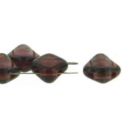 2 Hole Silky 6mm Dk Amy Trvrtin-40Bds/St-6St/Bg