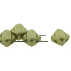 2 Hole Silky 6mm Pastel Lime -40Bds/St-6St/Bg