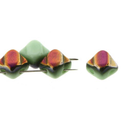 2 Hole Silky 6mm Jade Opq Sliperit-40Bd/St-6St/Bg