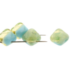 2Hl Silky 6mm Turq/Topaz 40Bd/St 6St/Bg