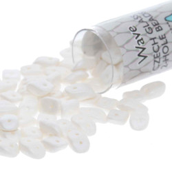 Wave 3X7mm Pearl Shine White-Aprx 8.5Gm/Tb