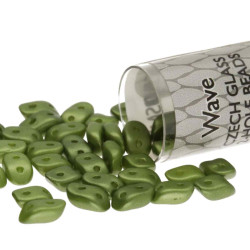 Wave 3X7mm Pastel Olivine -Aprx 8.5Gm/Tb