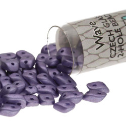 Wave 3X7mm Metal Matt Violet-Aprx 8.5Gm/Tb