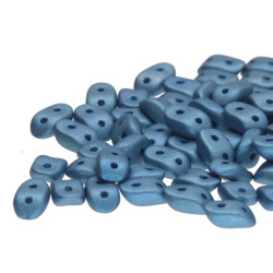 Wave 3X7mm Metal Matt Blue -50Gm/Bg