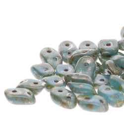 Wave 3X7mm Turquoise Bluepicasso -50Gm/Bg